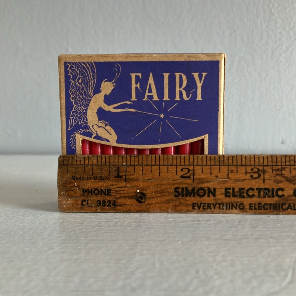 Vintage Pink Fairy Birthday Candles - Emery Industries, Inc. - Cincinnati, Ohio - Picture 7 of 8